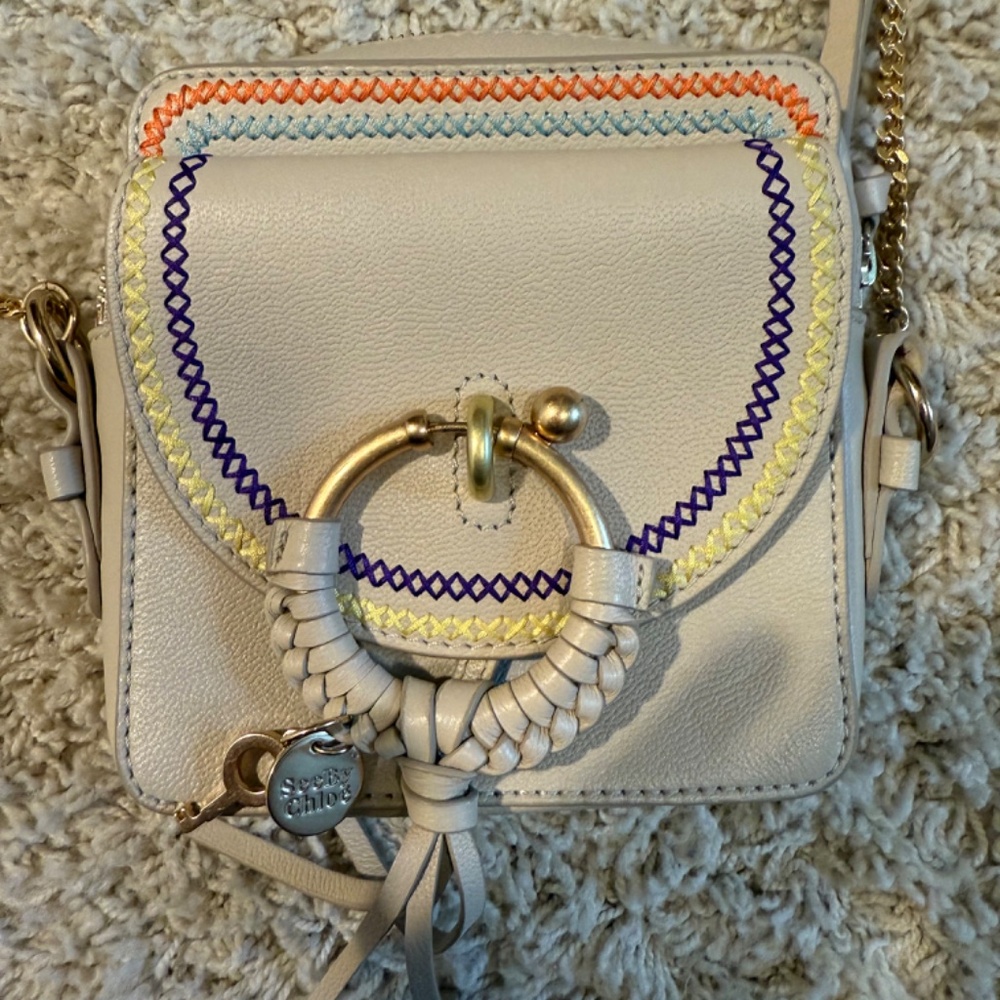 SEE BY CHLOÉ Beige Joan Camera Bag